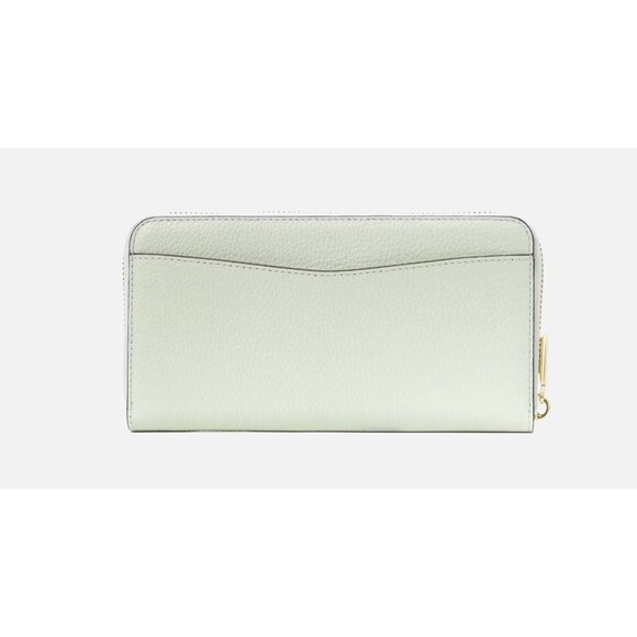 New Kate Spade Leila Large Continental Wallet Pebble Leather Lime Sherbert - Picture 2 of 3